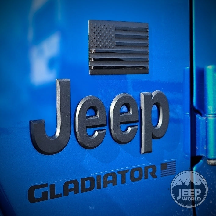 Tactical American Flag Jeep Badges (Universal)