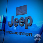 Tactical American Flag Jeep Badges (Universal)