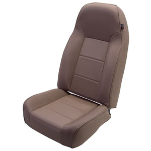 High-Back Front Seat, No-Recline, Tan by Rugged Ridge ('76-'02 Jeep Wrangler CJ, YJ, TJ)