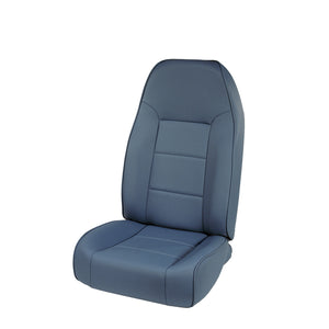 High-Back Front Seat, No-Recline, Blue by Rugged Ridge ('76-'02 Jeep Wrangler CJ, YJ, TJ)