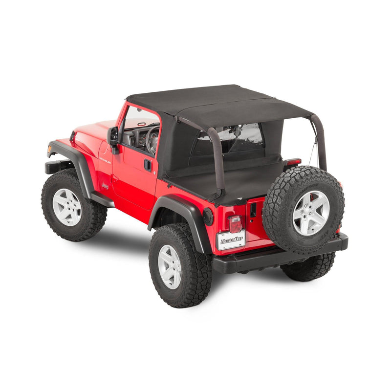 Ultimate Soft Top Combo, includes WindStopper, Bimini Top Plus, and Tonneau Cover, Black, by MasterTop ('97 - '02 Wrangler TJ)