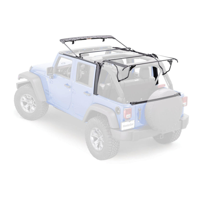 Complete Soft Top Hardware Kit by MasterTop ('07 - '18 Wrangler JK 2-Door)