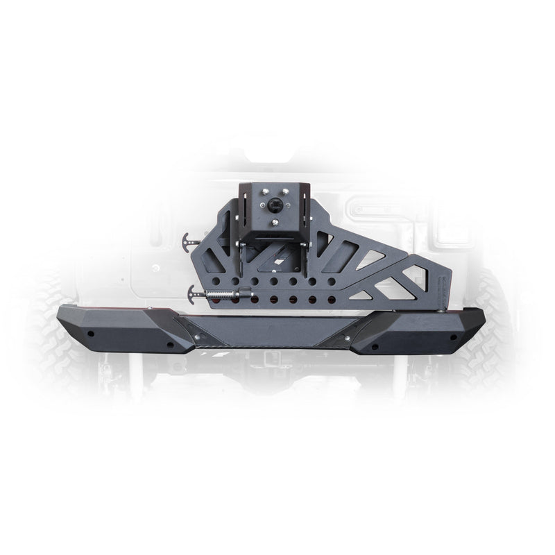 Rear Bumper and Tire Carrier by DV8 Offroad (18+ Wrangler JL)