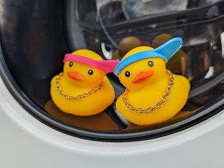 HOT The Middle Finger Duck Naughty Duck Car Dashboard Decor Rubber Duck  Bath Toy