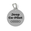 Jeep Co-Pilot Pet Tag