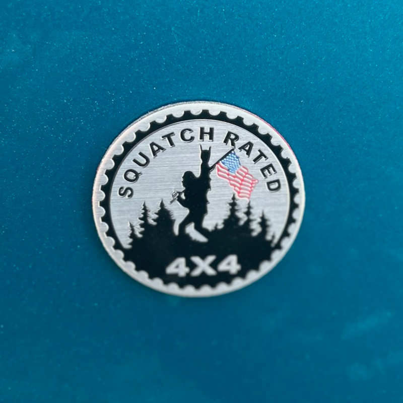 Sasquatch Rated Jeep Badge (Universal)