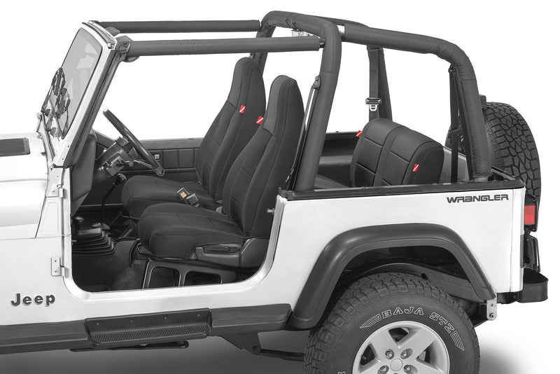 thumbnail image 2 of Plasticolor Jeep Wrangler Neoprene Front Seat Covers & Steering Wheel Cover Set – Rugged, UV-Resistant 2 of 6