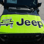 Jeep Beach Towel / Seat Towel - Lime
