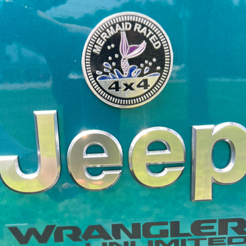 Mermaid Rated Jeep Badge (Universal)