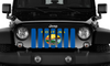 Montana State Flag Jeep Grille Insert