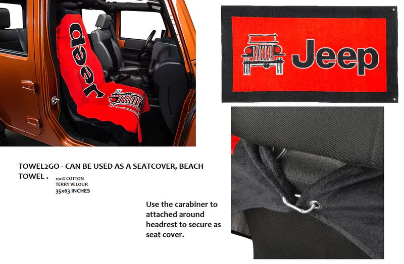 Jeep Beach / Seat Towels - Various Designs - Jeep World