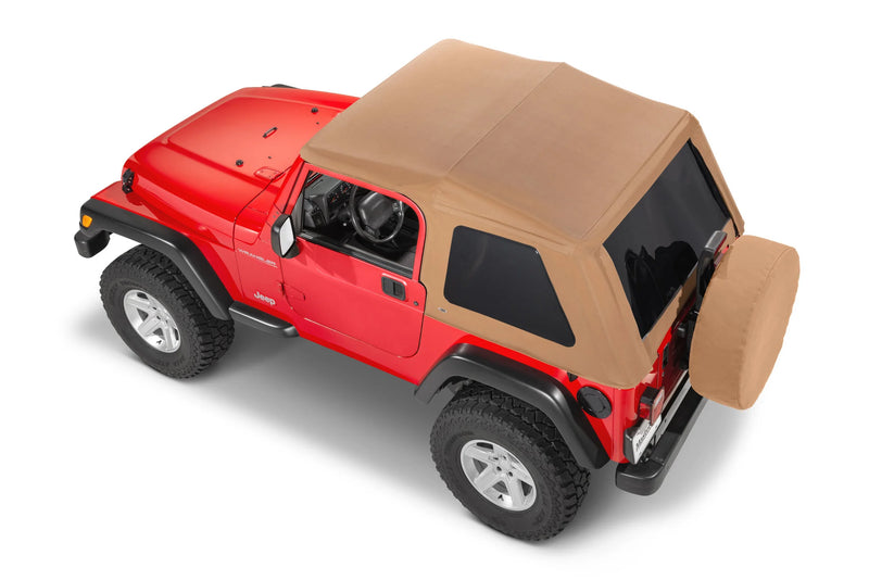 SkyMaster Frameless Fastback Soft Top, by MasterTop ('97 - '06 Wrangler TJ)