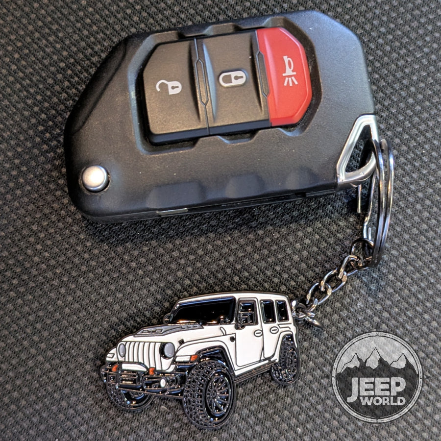 Jeep Key Rings Jeep Wrangler Enamel Color Match Keychain – Jeep World