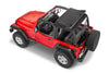 SkyMaster Frameless Fastback Soft Top, by MasterTop ('97 - '06 Wrangler TJ)