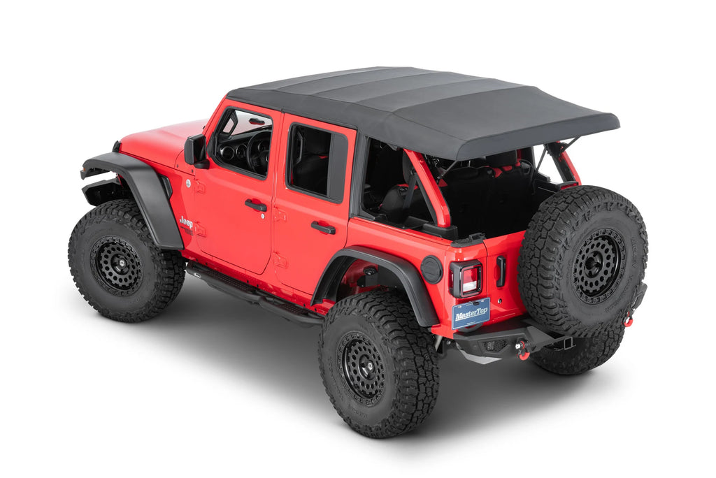 Complete Soft Top in Black Diamond by Mastertop ('18+ Wrangler JL Unlimited) - Jeep World