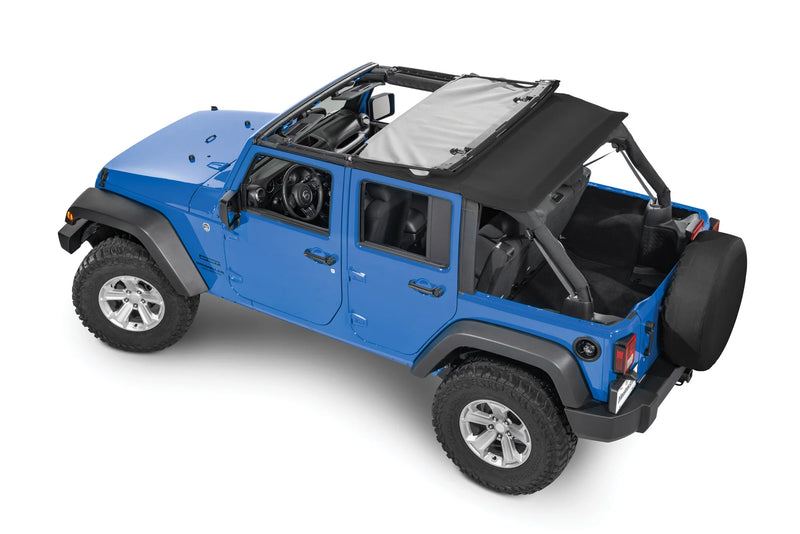 SkyMaster Fastback Complete Top, Black Diamond, by MasterTop ('07 - '18 Wrangler JKU 4-Door)