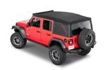 Mesh Trail Screens by Mastertop ('18+ Wrangler JL Unlimited w/Factory Soft Top)