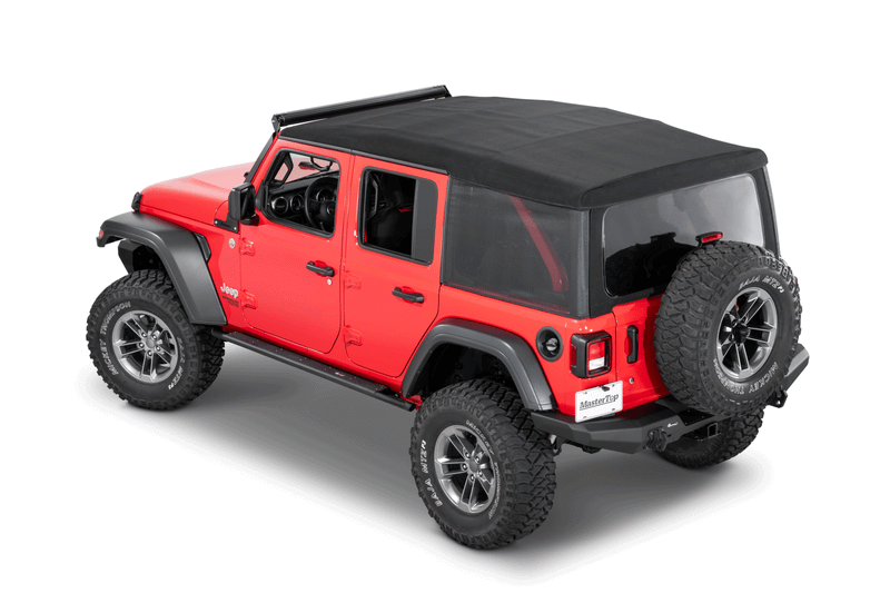 Jeep Rear Screen Mesh Trail Screens by Mastertop ('18+ Wrangler JL Unlimited w/Factory ...