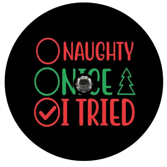 Naughty, Nice, I Tried Spare Tire Cover
