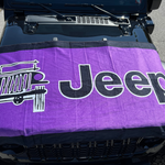 Jeep Beach Towel / Seat Towel - Purple