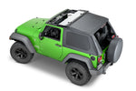 MasterTop 15501324 SkyMaster® Frameless Fastback Soft Top in MasterTwill Fabric (for 07-18 Jeep Wrangler JK 2-Door)