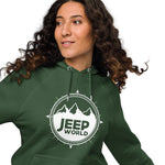 JEEP WORLD Unisex eco raglan hoodie
