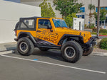 Bolt On Armor Style Fenders Front and Rear 2 Door and 4 Door by DV8 Offroad  (07-18 Wrangler JK)