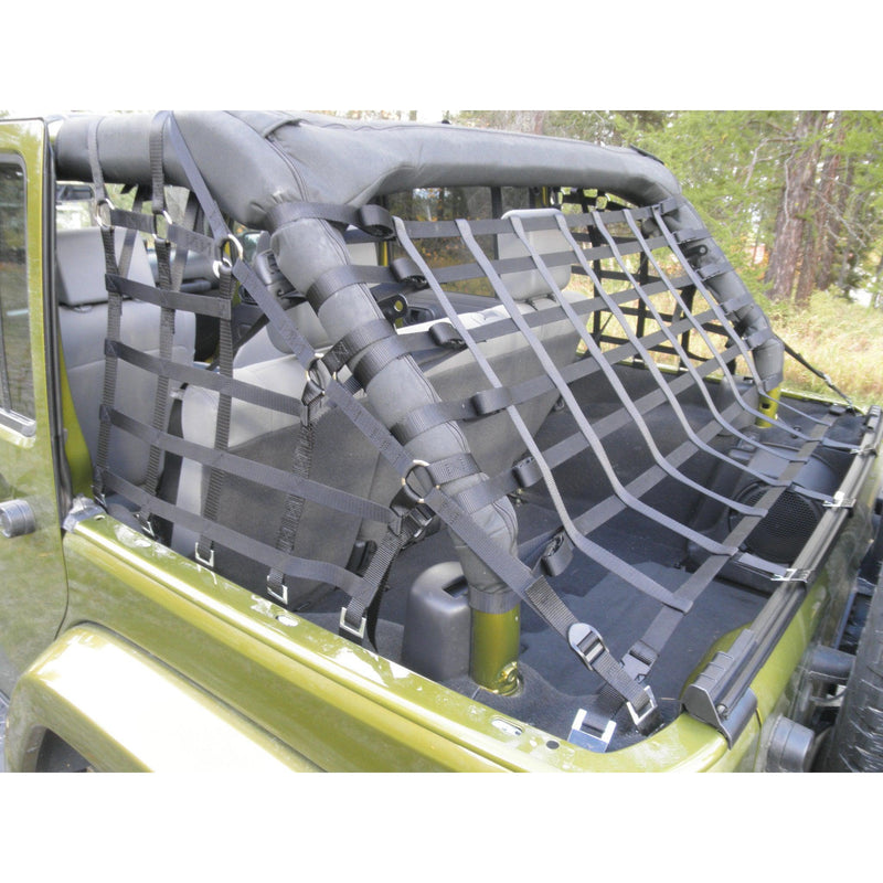 Three Piece Wraparound Net for 4 Door Wranglers by Aspen Manufacturing ('07 - '18 Wrangler JK) - Jeep World