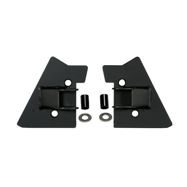 Mirror Relocation Brackets, Black, Jeep Wrangler TJ 11025.02 Jeep World