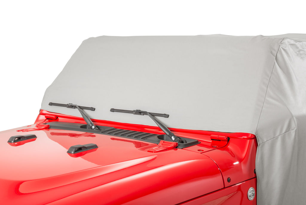 Full Door Cab Cover, Gray Denim, by MasterTop (2018+ Wrangler JLU 4-Door Soft Top Models) - Jeep World