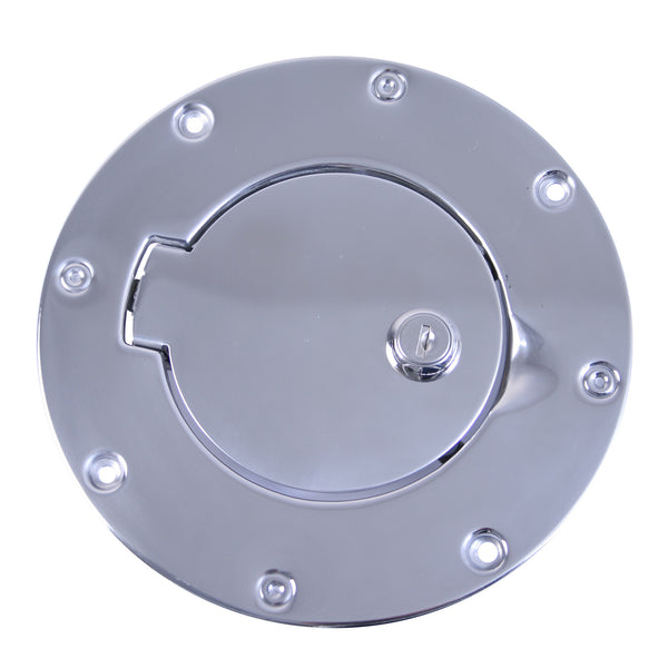 Locking Gas Cap Door, Stainless Steel, Wrangler TJ 11134.04 Jeep World