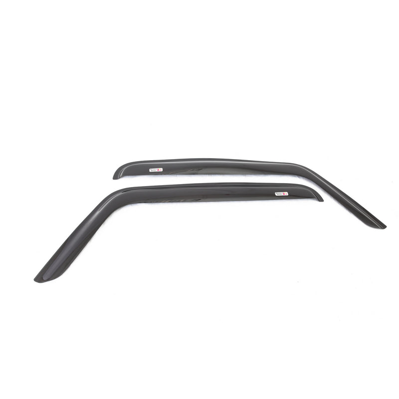 Lightronic In-Channel Smoke Window Visors For 1997-2006 Jeep Wrangler TJ 2-Door – Acrylic, No-Drill Install, Lifetime Warranty