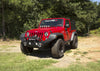 Spartan Front Bumper, High Clearance Ends, With Overrider by Rugged Ridge ('07-'18 Wrangler JK)