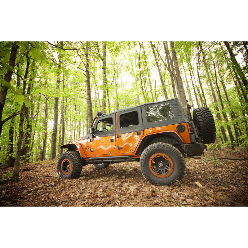 8 Piece Flat Flare and Fender Liner Kit by Rugged Ridge ('07-'18 Jeep Wrangler JK) - Jeep World