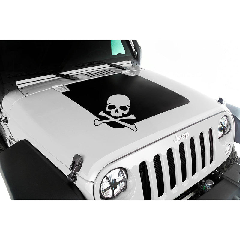 Jeep hood decal - skull