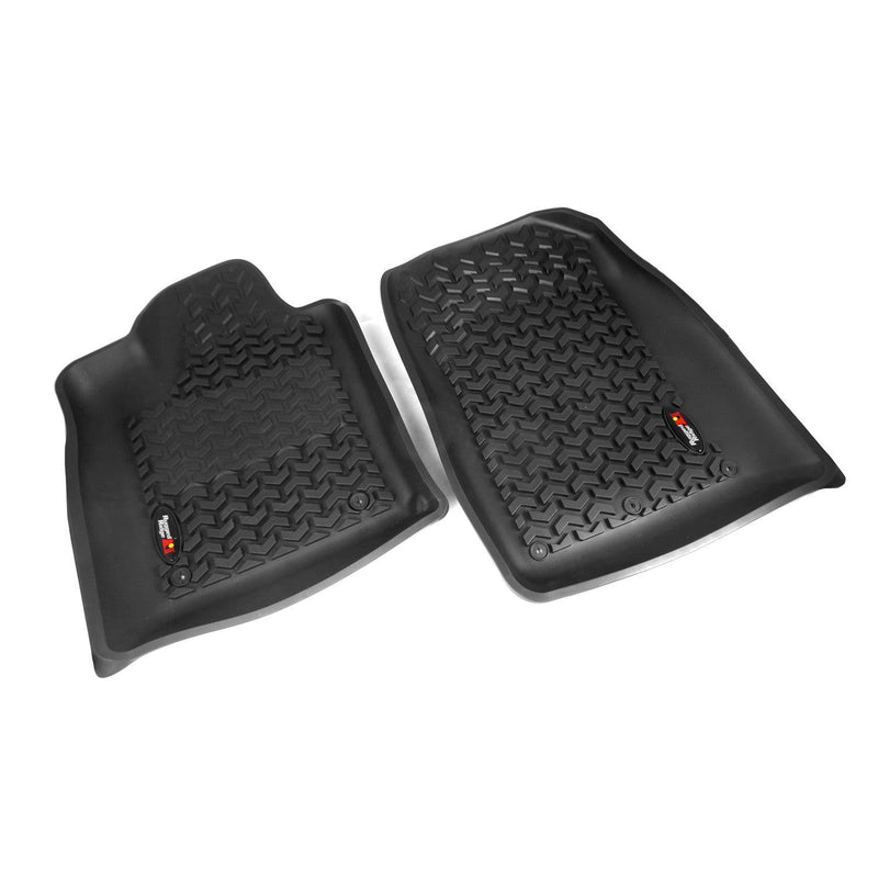 Floor Liners, Front, Black by Rugged Ridge ('12-'18 Jeep Grand Cherokee WK)