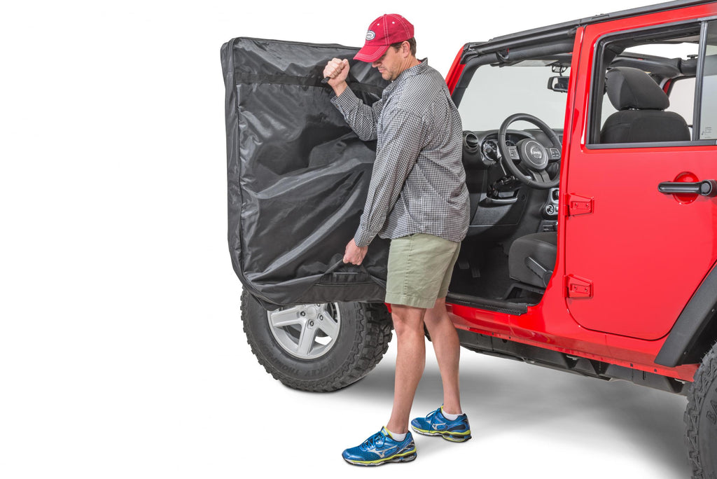 Door Storage Bags, Black, by MasterTop (Universal) - Jeep World