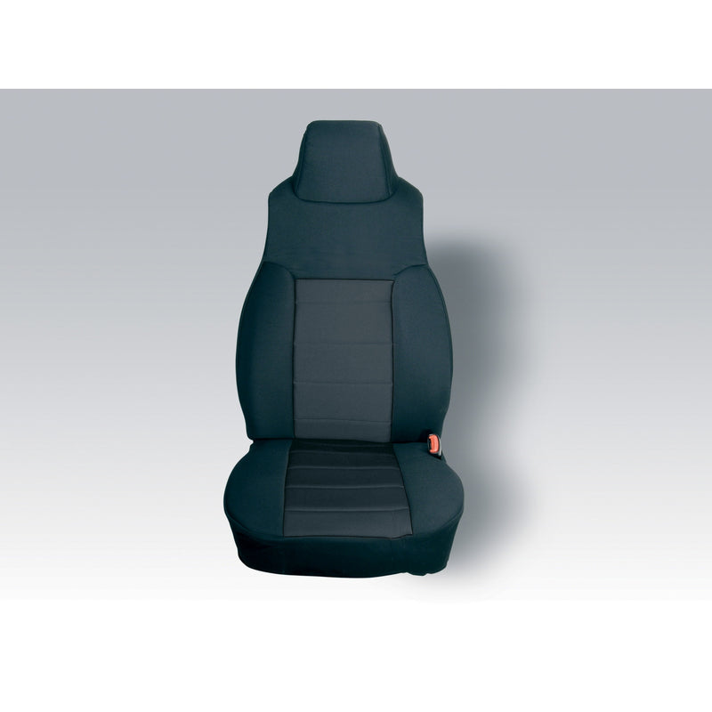 Neoprene Front Seat Covers, Black by Rugged Ridge ('91-'95 Jeep Wrangler YJ)
