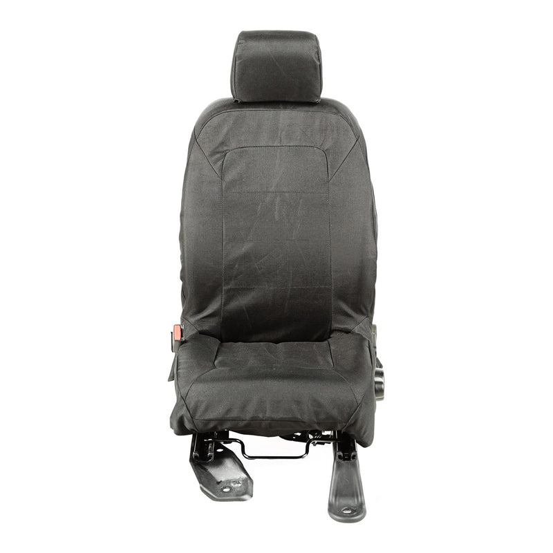 Elite Ballistic Seat Cover Set, Front, Black by Rugged Ridge ('11-'18 Jeep Wrangler JK)