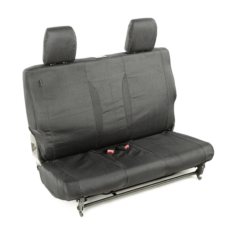 Elite Ballistic Seat Cover, Rear, Black, 2 Door by Rugged Ridge ('11-'18 Wrangler JK)