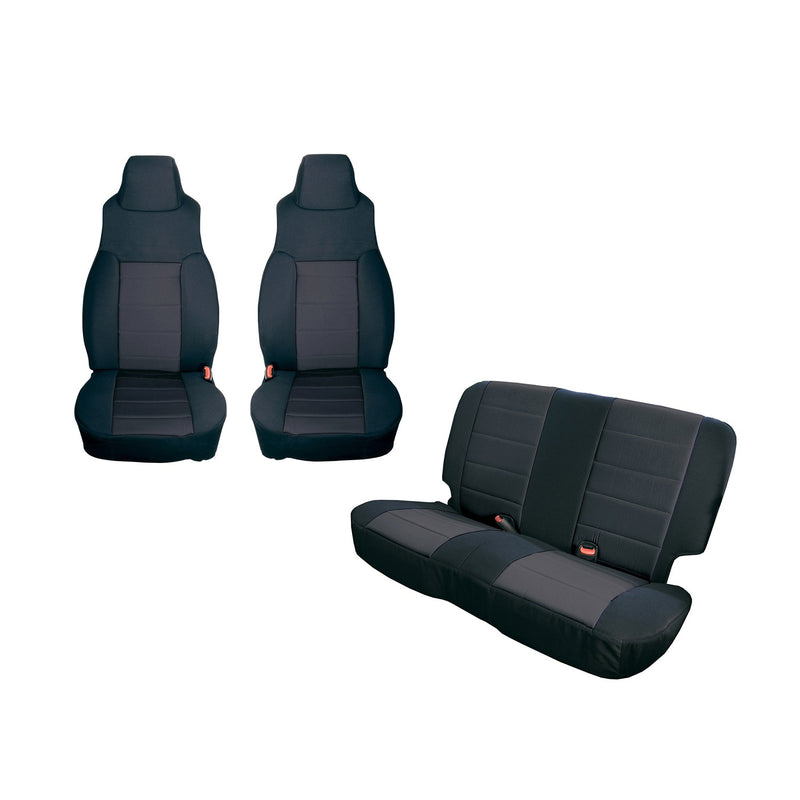 Seat Cover Kit, Black by Rugged Ridge ('97-'02 Wrangler TJ)