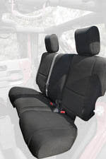 Seat Cover Kit, Black by Rugged Ridge ('07-'10 Wrangler JK 2 Door)