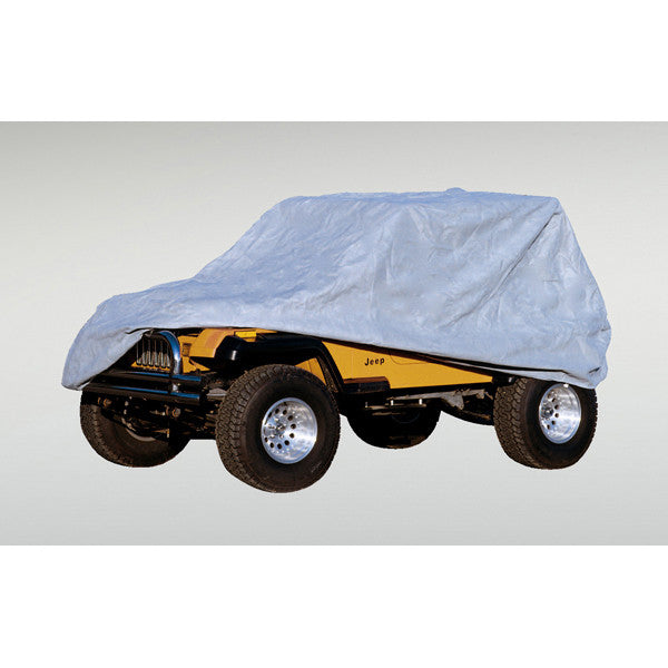 Weather Lite Full Jeep Cover by Rugged Ridge ('76-'95 Jeep Wrangler CJ, YJ)