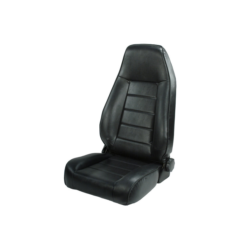 High-Back Front Seat, Reclinable, Black by Rugged Ridge ('76-'02 Jeep Jeep Wrangler CJ, YJ, TJ)