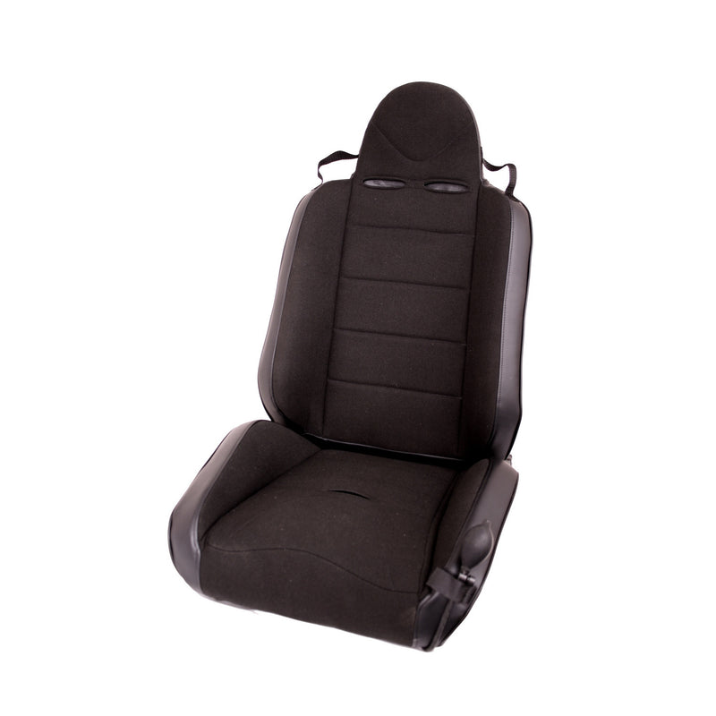 RRC Off Road Racing Seat, Reclinable, Black by Rugged Ridge ('76-'02 Jeep Wrangler CK, YJ, TJ)