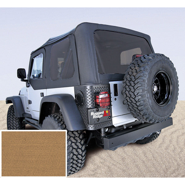 Soft Top, Spice, Tinted Windows, Without Door Skins by Rugged Ridge ('97-02 Jeep Wrangler TJ)