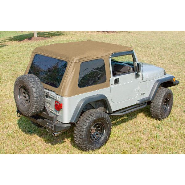 XHD Soft Top, Bowless, Spice, Sailcloth by Rugged Ridge ('97-'06 Jeep Wrangler TJ)