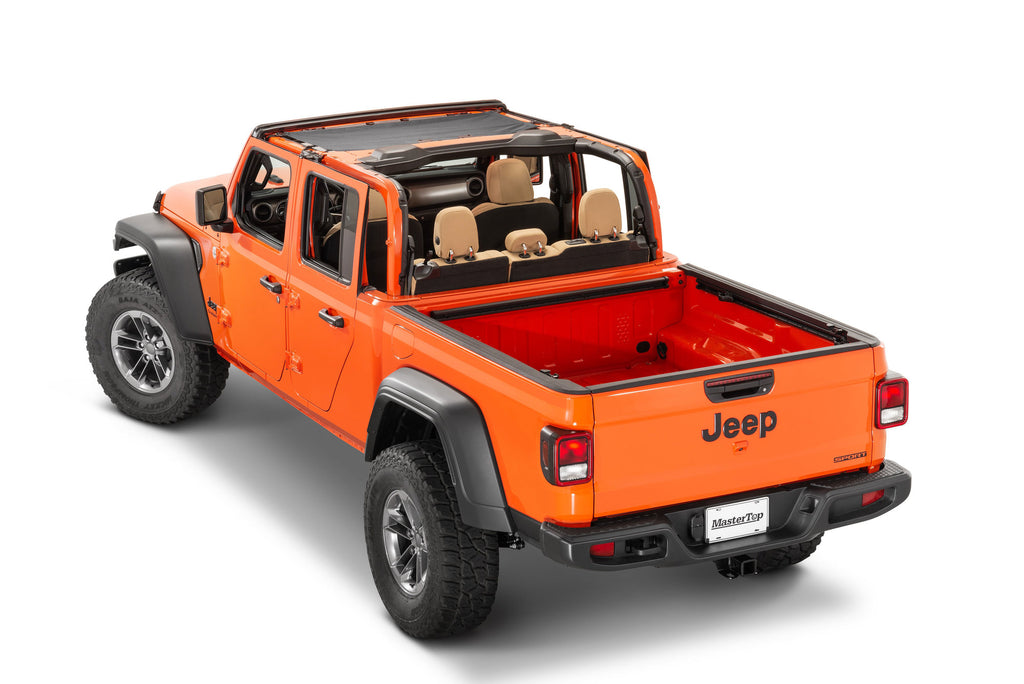 ShadeMaker Bimini Top Plus, Black, by MasterTop (2020+ Gladiator JT) - Jeep World