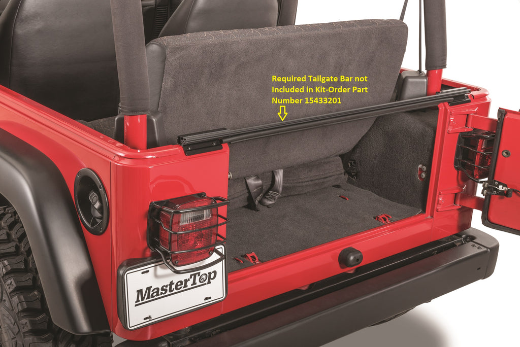 Tonneau Cover, Black Diamond, by MasterTop ('92 - '95 Wrangler YJ) - Jeep World