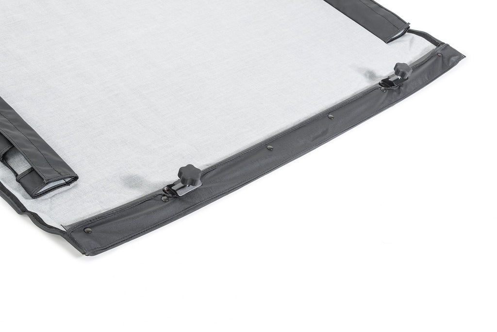 No-Drill Windshield Header, Black, by MasterTop ('07 - '18 Wrangler JK) - Jeep World
